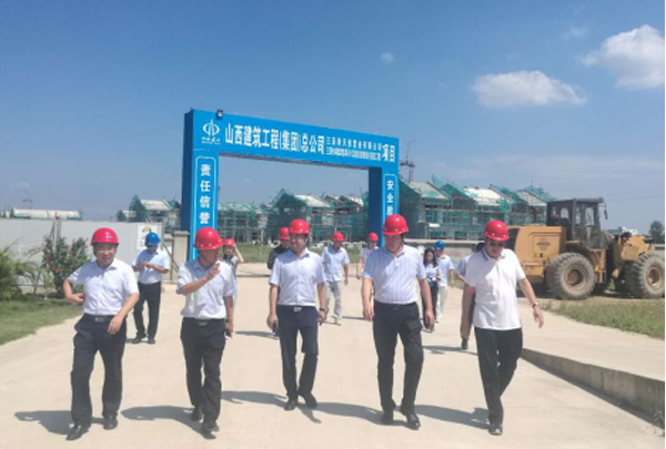 山西建投集团李卫平总司理一行深入海南项目调研慰问