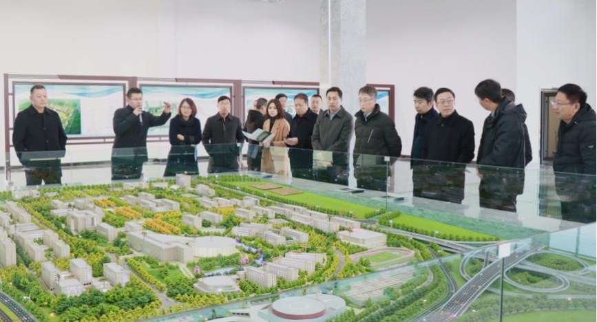 省住建厅向导调研山西建投晋中职业手艺学院新校区项目