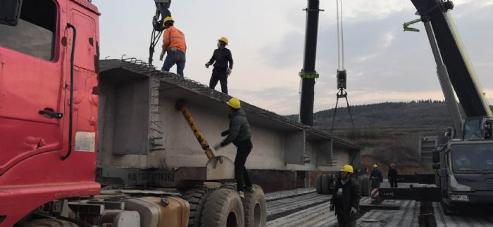 山西建投契械化集团晋城公路项目圆满完成302片架梁使命