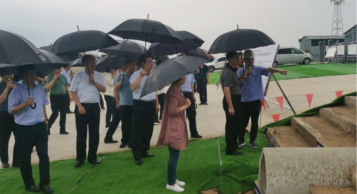 忻州市委书记一行到山西建投四建集团投资尊龙凯时的代县生态文化旅游园区基础设施PPP项目调研