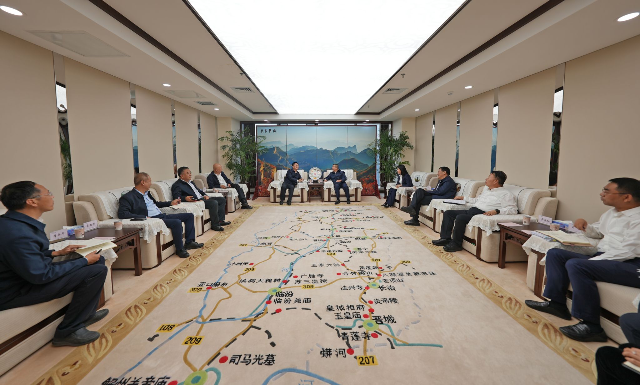 山西建投集团与山西文旅集团举行事情谈判