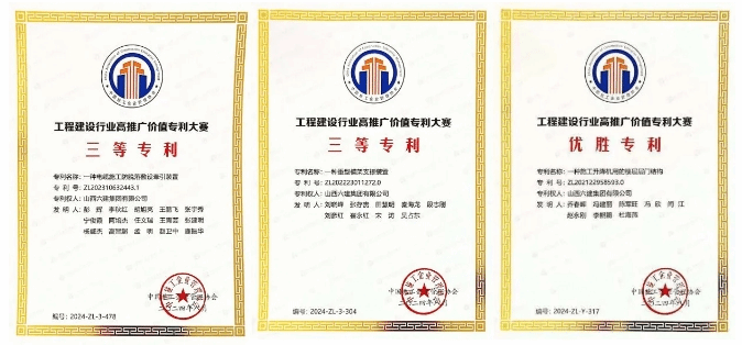山西建投六建集团荣获多项科技立异奖