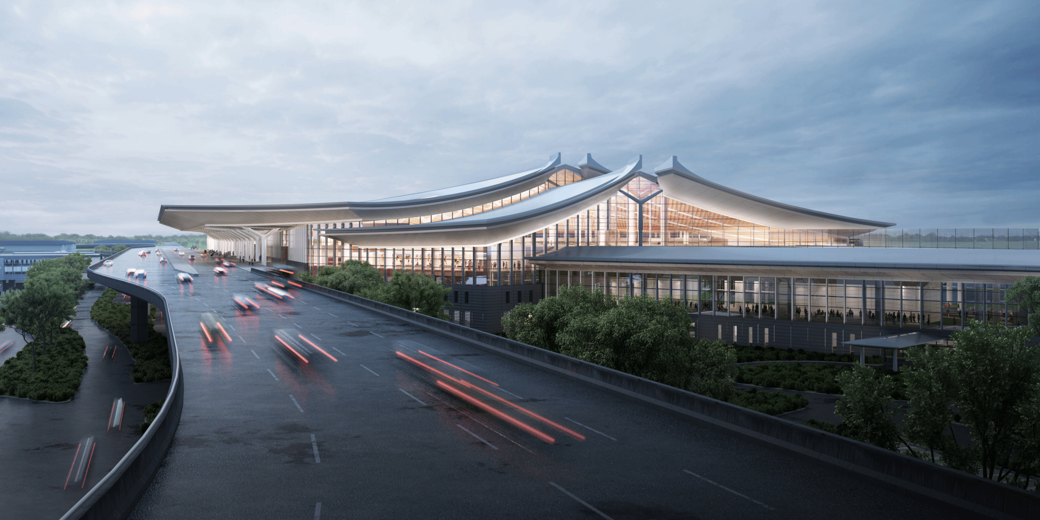 山西建投集团承建的太原武宿国际机场三期改扩建工程高架桥项目最概略量箱梁顺遂浇筑