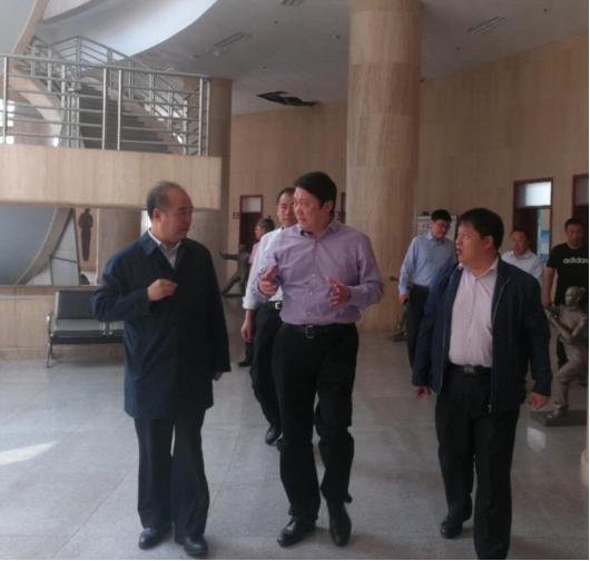 建投集团总司理李卫平一行调研一建集团天津项目