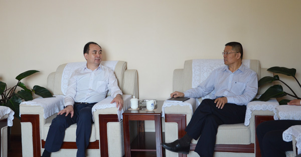 董事长孙波会见中国修建股份有限公司总经济师鲁贵卿