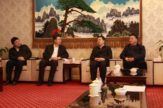 总司理白原平拜会阳泉市长陈永奇