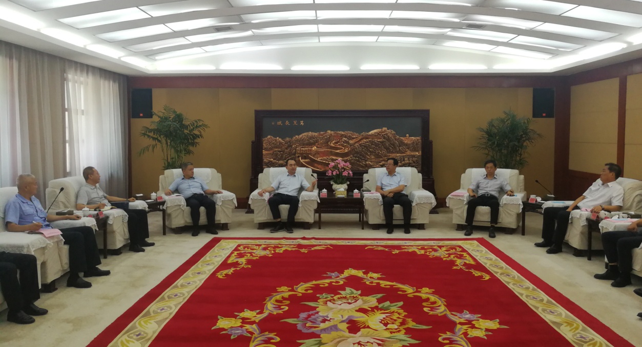 孙波与朔州市委市政府向导谈判