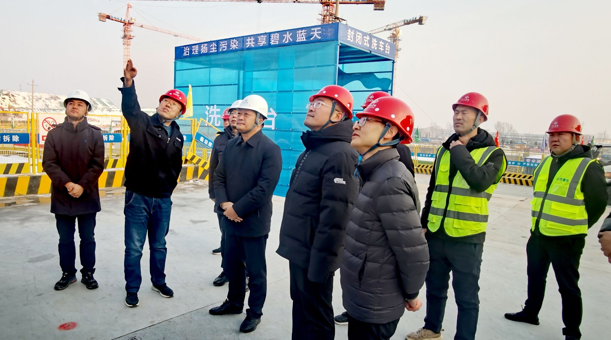 山西建投集团向导带班检查重点项目清静生产事情