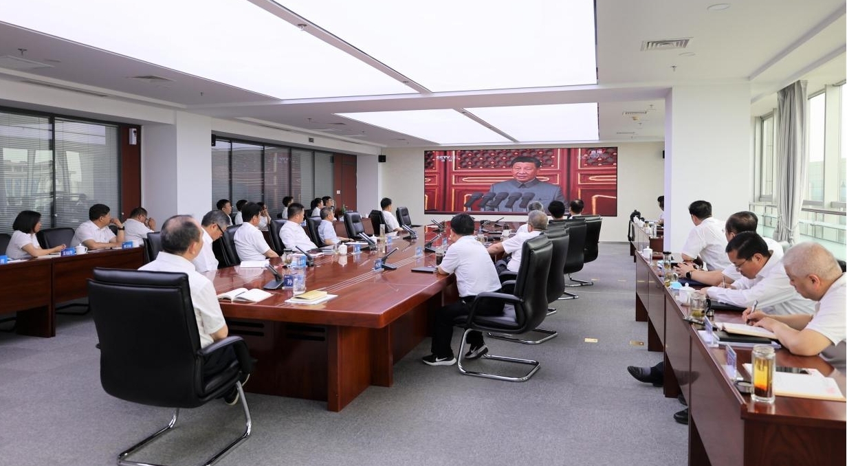 山西建投组织收听收看庆祝中国共产党建设100周年大会盛况