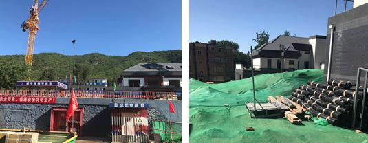 中央军委后勤包管部部长宋普选上将视察山西建投一建集团承建的北京军区1105工程