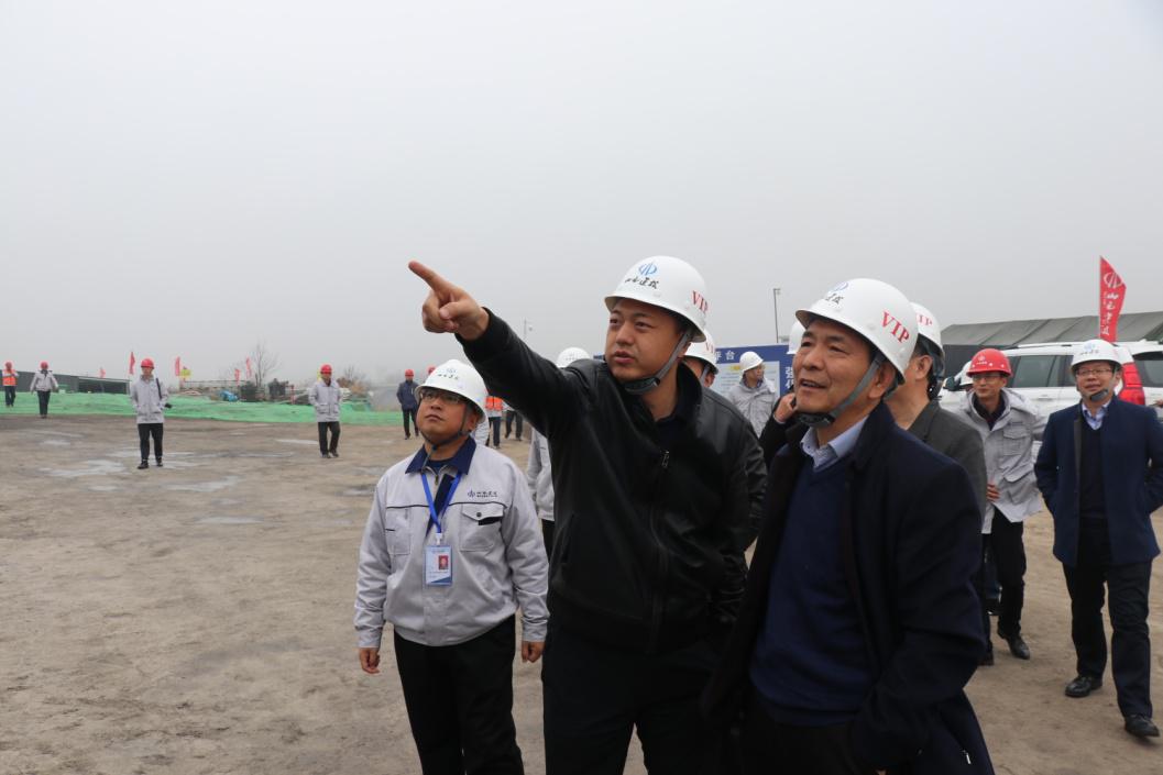 山西建投调研组一行赴国道342晋城过境段工程检查指导事情