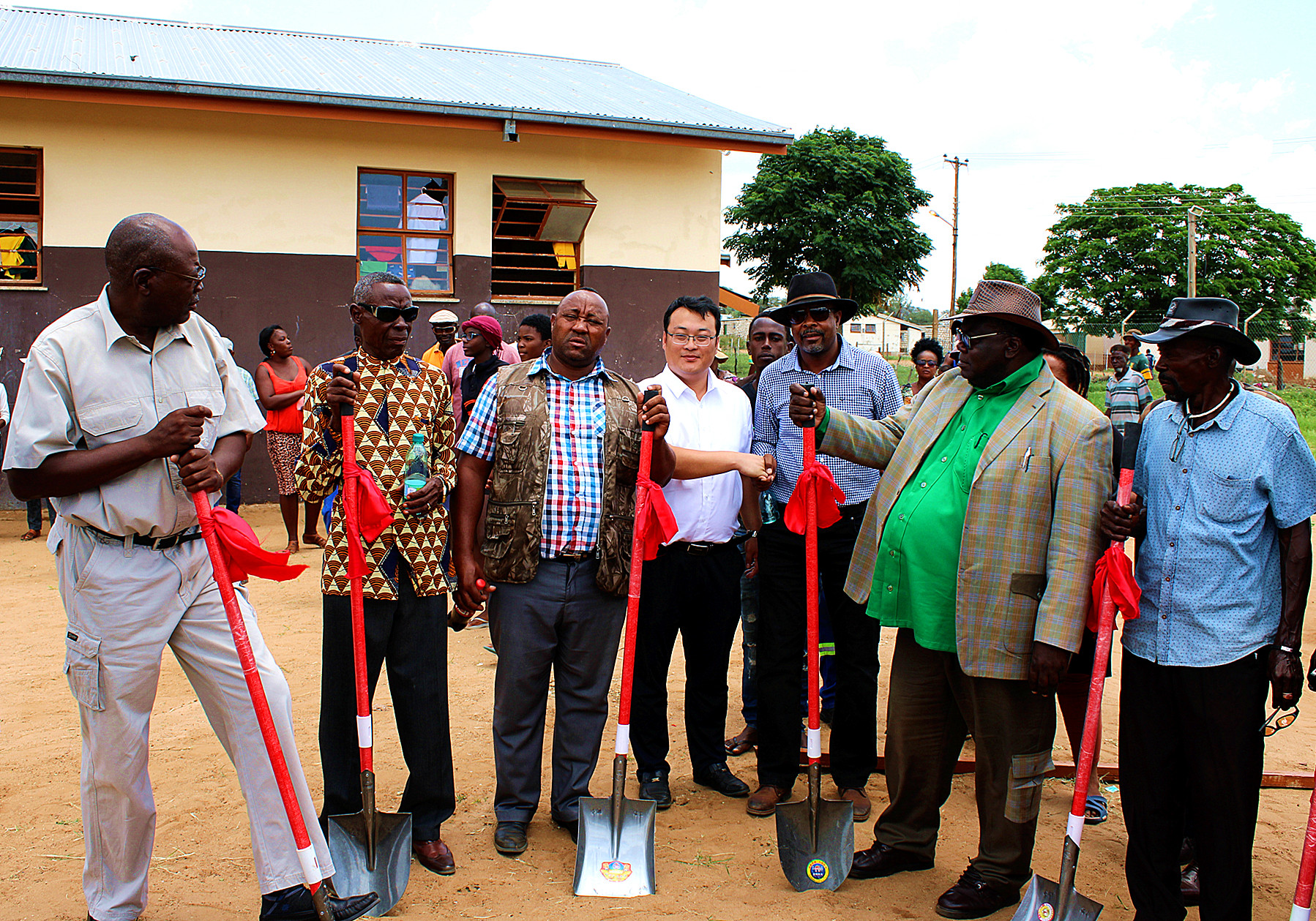 山西建投国合公司承建纳米比亚学校项目开工仪式盛大举行