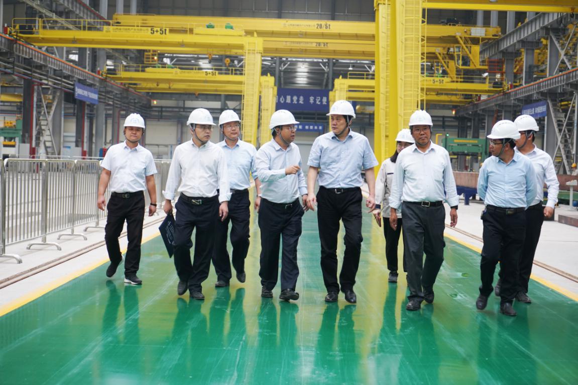 建投集团党委副书记、副董事长、总司理李卫平一行莅临山西修建工业现代化（潇河）园区项目指导事情并慰问一