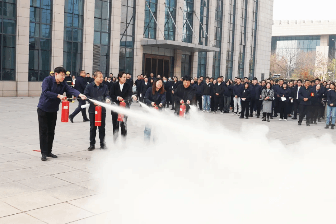 山西建投装置集团开展“全民消防 生命至上”主题消防演练